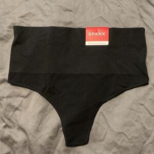 SPANX every day shaping panties, thong, large black L